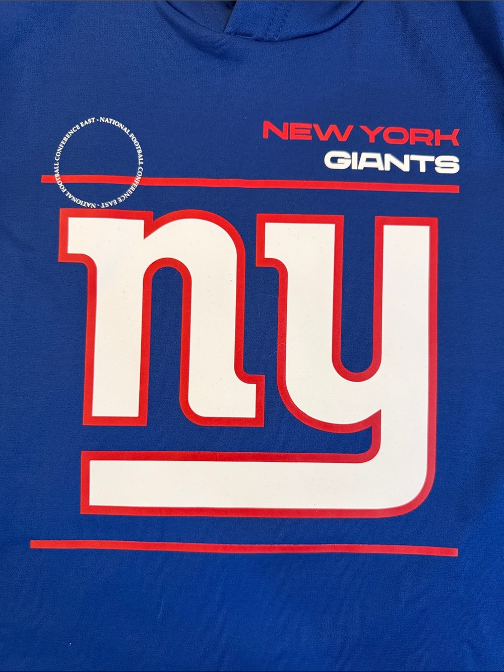 Nike New York Giants Dri-Fit On-Field Apparel Training Pullover Hoodie Blue XL - Picture 2 of 16